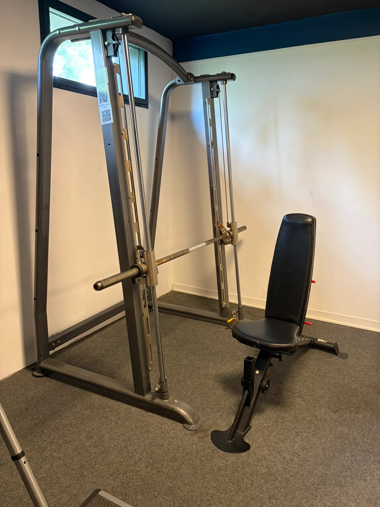 Barre guidée (Smith machine) + poste à poulie